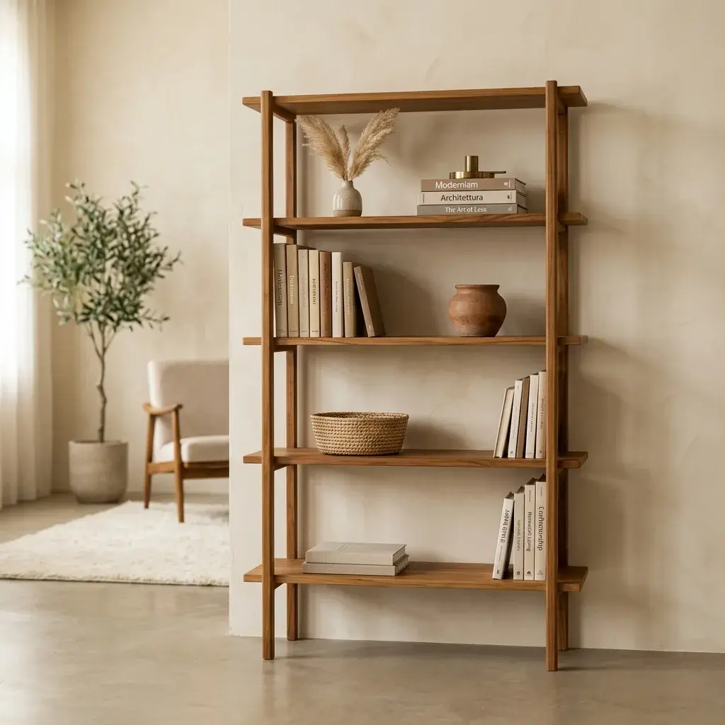 Garnus bookshelf styling